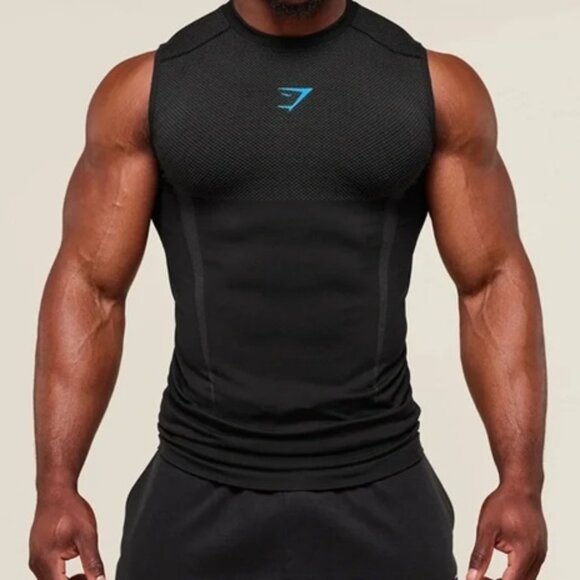 Gymshark Onyx 5.0 Tank Top Black - Picture 2 of 4